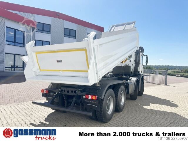 Kipper LKW Mercedes-Benz Arocs 4142/48 K 8x4/4, Meiller Bordmatik links