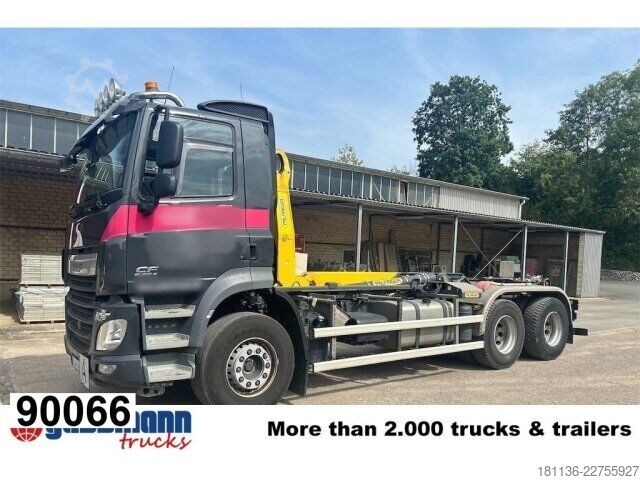 Abrollkipper DAF CF 460 FAS 6x2, Navi, Knickarm, Zwillingsbereifte