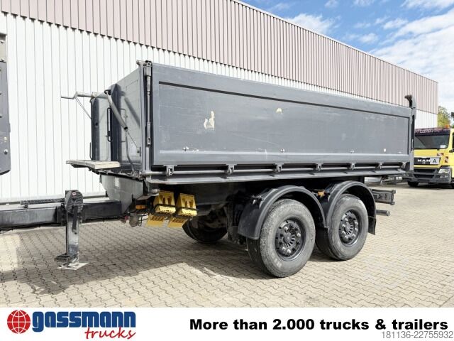 Three-way tipper trailer Carnehl CTK/A, Liftachse, Alu-Bordwände, ca. 12m³