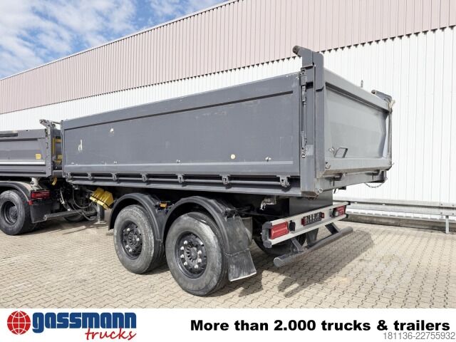 Three-way tipper trailer Carnehl CTK/A, Liftachse, Alu-Bordwände, ca. 12m³