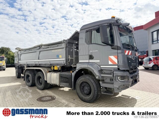 Tipper truck MAN TGS 33.470 6x4 BL, Navi, Motorabtrieb, Bordmatik