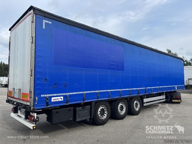 Open semitrailer with tarp Schmitz Cargobull Semitrailer Curtainsider Standard