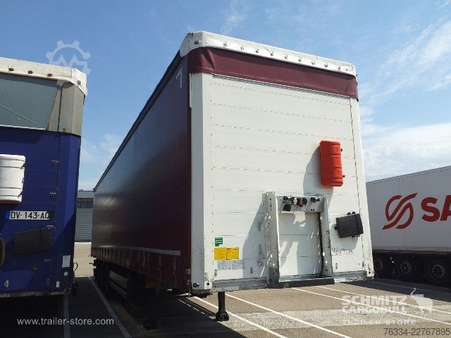 Open semitrailer with tarp Schmitz Cargobull Semitrailer Curtainsider Standard