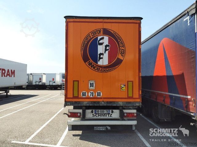 Open semitrailer with tarp Schmitz Cargobull Semitrailer Curtainsider Standard