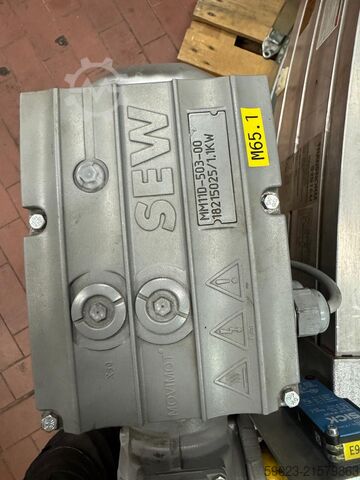 Kurvengurtförderband 45 Grad mit Antrieb Transnorm TS 1600-105-45 Grad