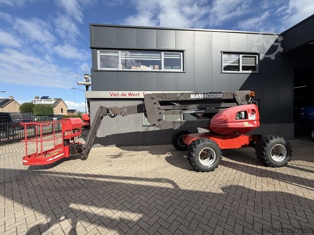 Manitou 180ATJ Gelenkteleskoparbeitsbühne / Arbeitsbühne 18 m Arbeitshöhe 4x4x4 Baujahr 2008 365 Bet MANITOU 180ATJ Knikarm hoogwerker / Arbeitsbuhne 18M werkhoogte 4x4x4 2008 365uur Diesel