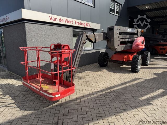 Manitou 180ATJ Gelenkteleskoparbeitsbühne / Arbeitsbühne 18 m Arbeitshöhe 4x4x4 Baujahr 2008 365 Bet MANITOU 180ATJ Knikarm hoogwerker / Arbeitsbuhne 18M werkhoogte 4x4x4 2008 365uur Diesel