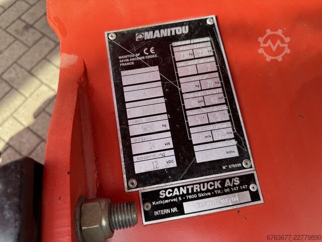 Manitou 180ATJ Gelenkteleskoparbeitsbühne / Arbeitsbühne 18 m Arbeitshöhe 4x4x4 Baujahr 2008 365 Bet MANITOU 180ATJ Knikarm hoogwerker / Arbeitsbuhne 18M werkhoogte 4x4x4 2008 365uur Diesel