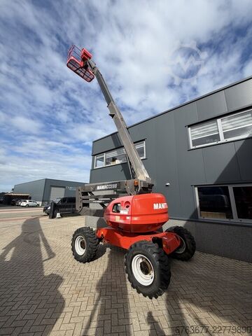 Manitou 180ATJ Gelenkteleskoparbeitsbühne / Arbeitsbühne 18 m Arbeitshöhe 4x4x4 Baujahr 2008 365 Bet MANITOU 180ATJ Knikarm hoogwerker / Arbeitsbuhne 18M werkhoogte 4x4x4 2008 365uur Diesel