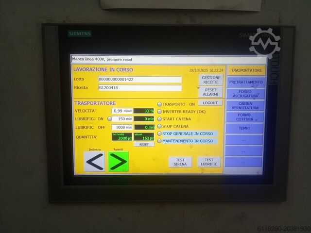 Karussell-Lackieranlage biv impianti srl carosello