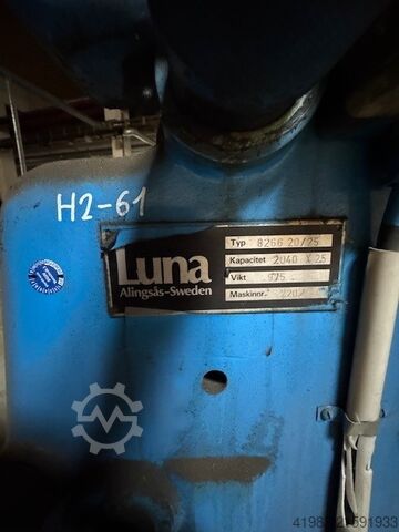 Motorische 3 Walzen Rundbiegemaschine LUNA Schweden 8266 20/2,5