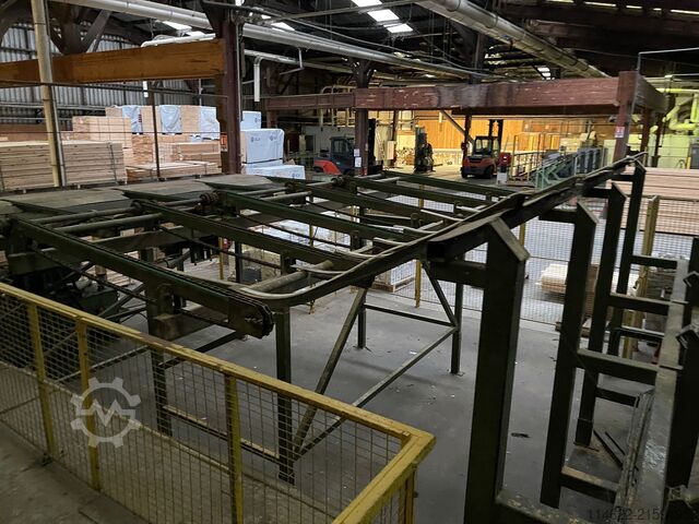 Mechanisierung der Hobelei mit Stapelanlage JONAB 