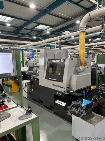 CNC automatic lathe / CNC Swiss type lathe TSUGAMI HS 207-5AX