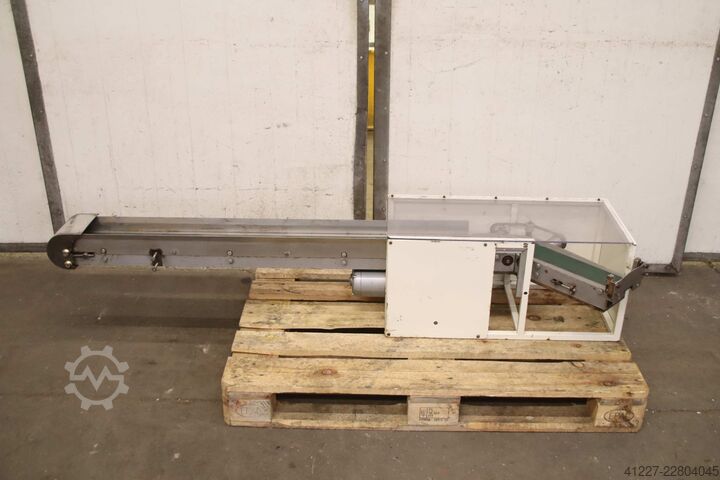 Conveyor belt 4.2 m/min angled unbekannt 1355/340 x 80 mm abgewinkelt
