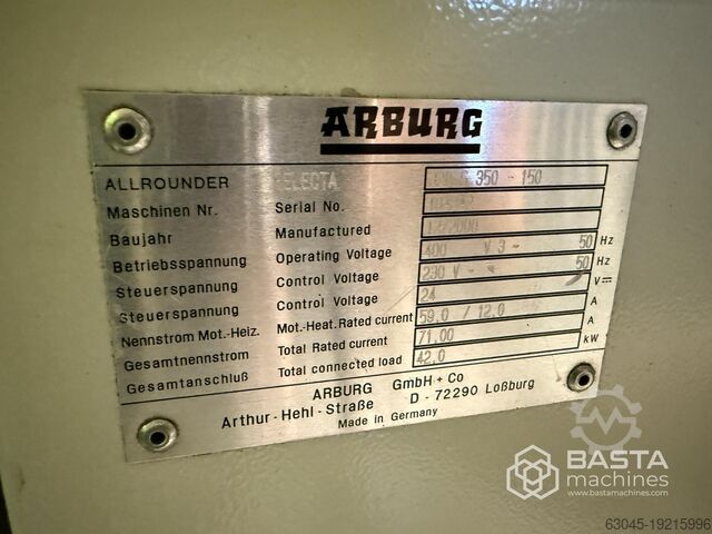 Arburg 320S 350-150 (2002) Arburg 320S 350-150