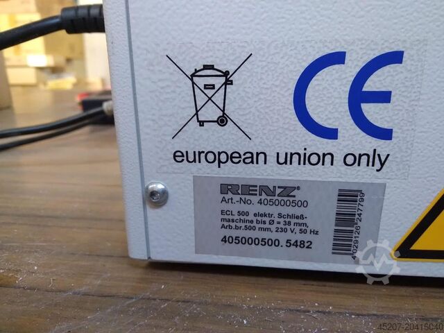 Renz 500 Stanze mit Renz ECL 500 Schliessmaschine Renz 500 Stanze mit Renz ECL 500 Schliessmaschine