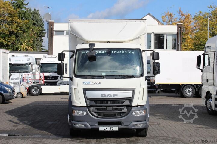 LKW mit Kofferaufbau Daf LF 280 Koffer Klima LDW Rolltor LBW 149Tkm