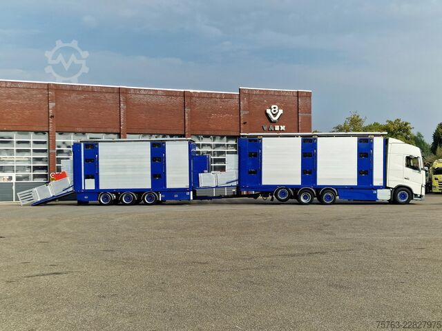 Viehtransport Volvo FH 13.500 Globetrotter 8x2*6 - 3 deck livestock...