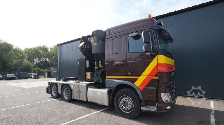 DAF XF 460 6x2 tracto runit with Palfinger PK 63002 EH crane DAF XF 460 6x2 tracto runit with Palfinger PK 63002...