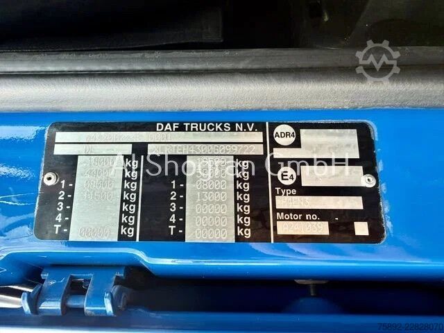 Standard-SZM DAF XF 510 SpaceCab/Voll Luft/Retarder/Euro6
