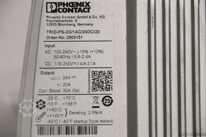 Netzteil Phoenix Contact TRIO-PS-2G/1AC/24DC/20 2903151