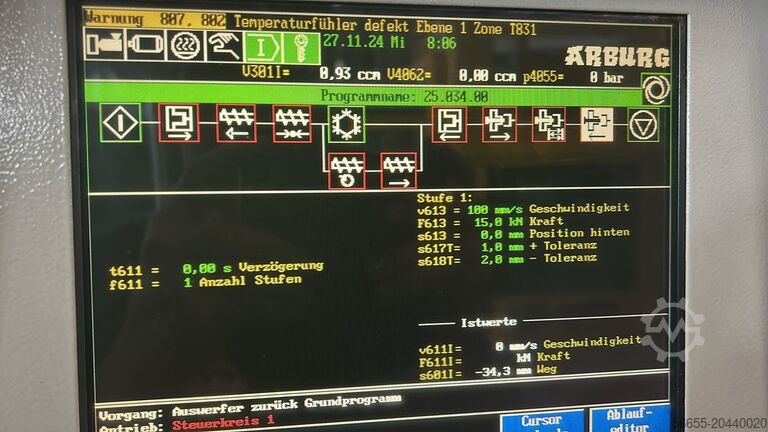 Spritzgießmaschine Arburg Arburg 370 s 800-350 181825