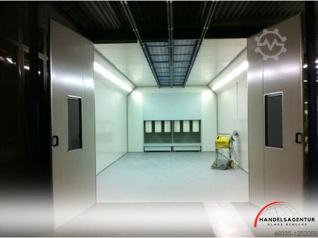 Powder coating plant for large parts Handelsagentur Klaus Benecke Teilespektrum 6x2.3x2 Meter Hybridöfen