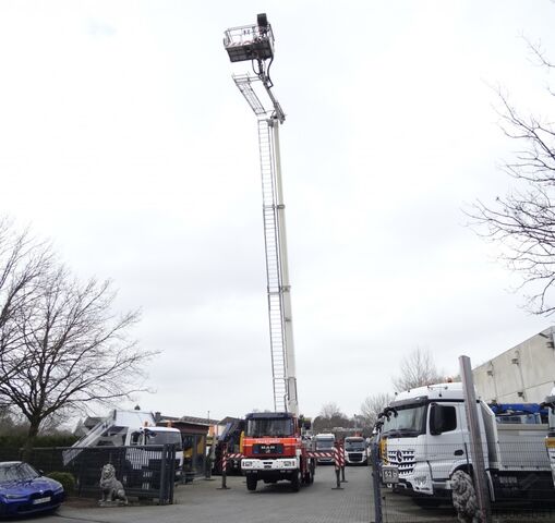 Working platform truck MAN FE 410 6X6 Feuerwehr Vema Lift 32 Meter