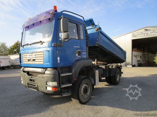 Dreiseitenkipper LKW MAN TGA 18.310 BB 4x4 Allrad *Meiller+8-Gang+AHK*