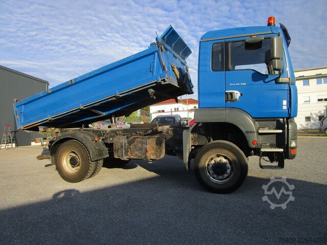 Dreiseitenkipper LKW MAN TGA 18.310 BB 4x4 Allrad *Meiller+8-Gang+AHK*