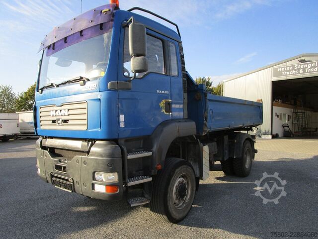 Dreiseitenkipper LKW MAN TGA 18.310 BB 4x4 Allrad *Meiller+8-Gang+AHK*