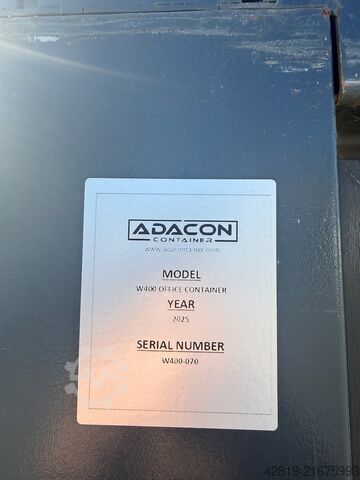 Bürocontainer / Wohncontainer / Bauconta Adacon W700-070