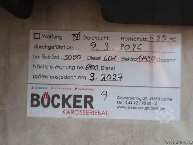 Kühlauflieger Schmitz Cargobull SKO 24 Rohrbahn Carrier Vector HE19