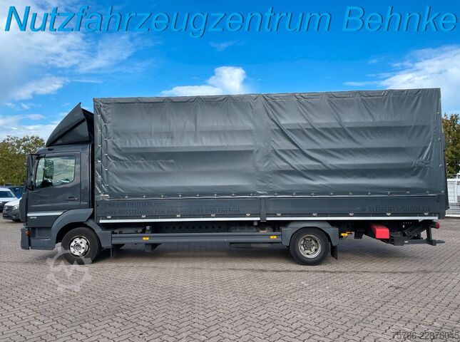 Transporter mit Pritsche & Plane MERCEDES-BENZ Atego 818 BL/ 6.9m Pritsche/ Autom/ AC/ Standhzg