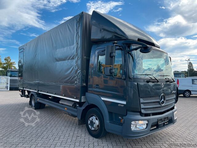 Transporter mit Pritsche & Plane MERCEDES-BENZ Atego 818 BL/ 6.9m Pritsche/ Autom/ AC/ Standhzg