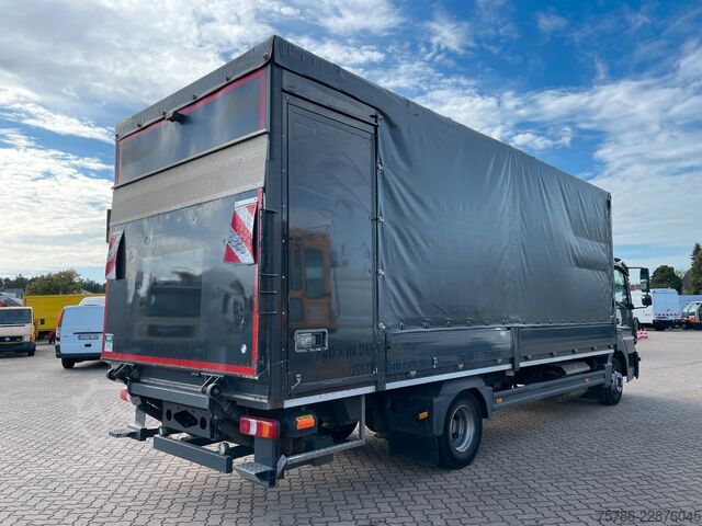 Transporter mit Pritsche & Plane MERCEDES-BENZ Atego 818 BL/ 6.9m Pritsche/ Autom/ AC/ Standhzg