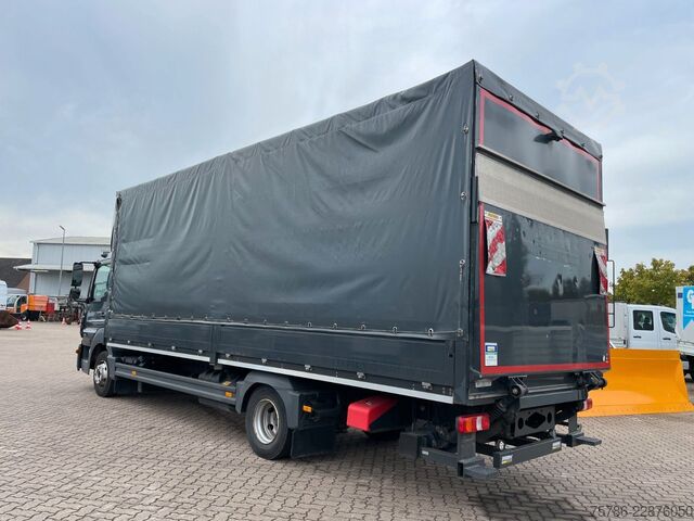 Transporter mit Pritsche & Plane MERCEDES-BENZ Atego 818 BL/ 6.9m Pritsche/ Autom/ AC/ Standhzg