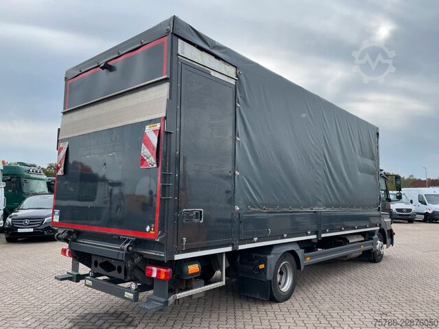 Transporter mit Pritsche & Plane MERCEDES-BENZ Atego 818 BL/ 6.9m Pritsche/ Autom/ AC/ Standhzg