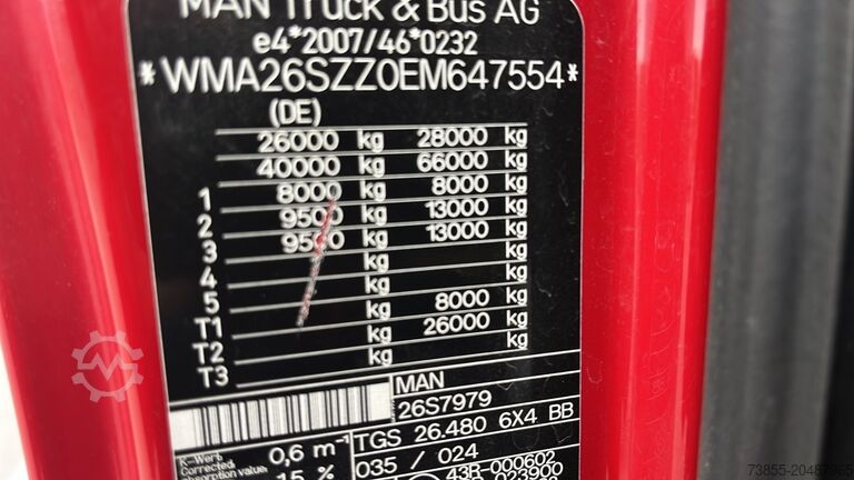 Abrollkipper MAN TGS 26.480 Meiller