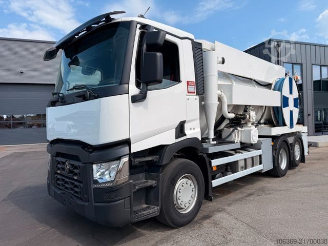 Saugwagen RENAULT T430 DTI 6x2 Hvidtved Larsen SLP 10.5 ADR