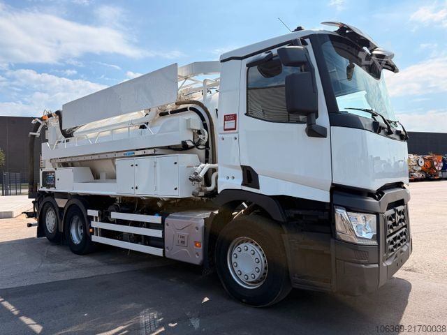 Saugwagen RENAULT T430 DTI 6x2 Hvidtved Larsen SLP 10.5 ADR