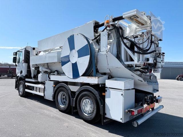 Saugwagen RENAULT T430 DTI 6x2 Hvidtved Larsen SLP 10.5 ADR