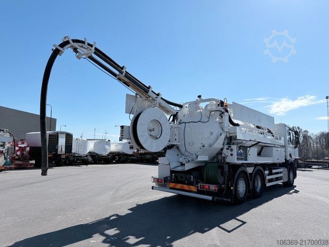 Saugwagen RENAULT T430 DTI 6x2 Hvidtved Larsen SLP 10.5 ADR