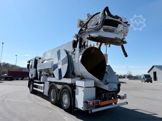 Saugwagen RENAULT T430 DTI 6x2 Hvidtved Larsen SLP 10.5 ADR