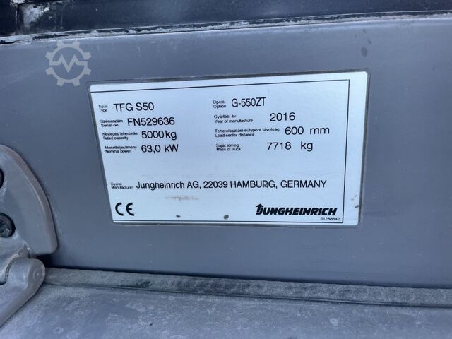 LPG Forklifts Jungheinrich TFG S50