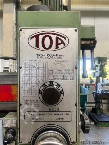Radialbohrmaschine TOA TRD 1000 F