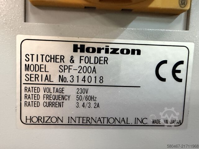 HORIZON SPF-200A Booklet Making Line Horizon International Inc.. HORIZON SPF-200A
