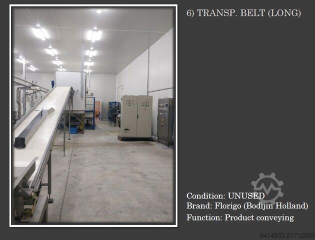 UNUSED Potato Processing & Frying Line Kiremko, Florigo, Campagnolo 