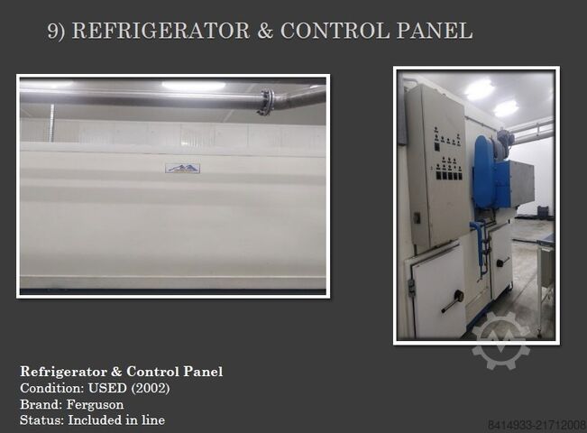 UNUSED Potato Processing & Frying Line Kiremko, Florigo, Campagnolo 