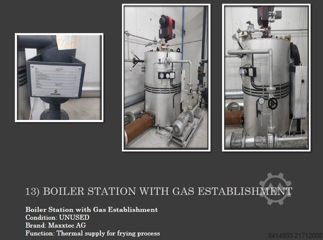 UNUSED Potato Processing & Frying Line Kiremko, Florigo, Campagnolo 
